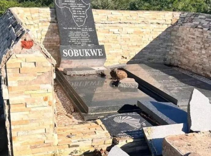 Outrage after Sobukwe's grave vandalised amid explosive town name backlash